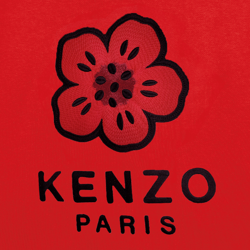 Jurk in niet-geborstelde fleece KENZO KIDS 
                        GIRL