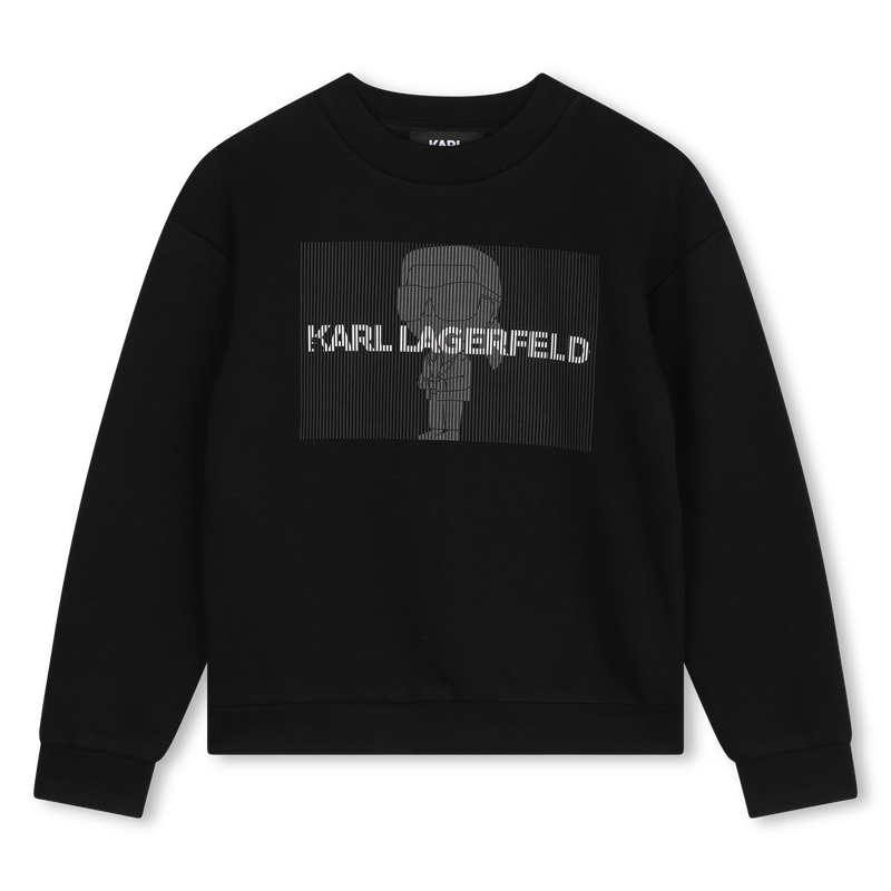Fleece sweater KARL LAGERFELD KIDS 
                        BOY