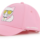 Cap illustratie choupette KARL LAGERFELD KIDS 
                    GIRL