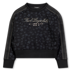 Dubbel jersey sweatshirt KARL LAGERFELD KIDS 
                    GIRL