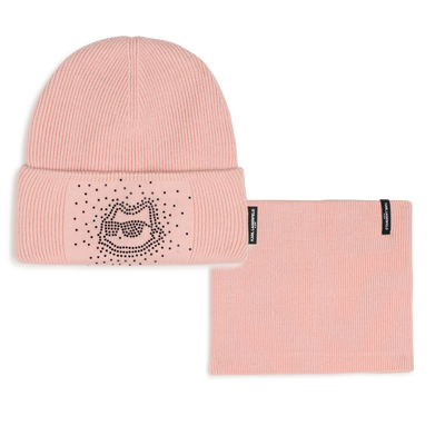 Muts en sjaal set KARL LAGERFELD KIDS MEISJE