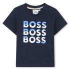 T-shirt met korte mouwen BOSS 
                    BOY