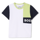 T-shirt met korte mouwen BOSS 
                    BOY