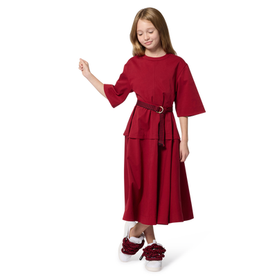 Lange katoenen jurk LANVIN GIRL