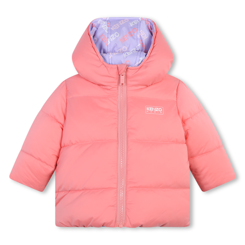 Waterdichte omkeerbare anorak KENZO KIDS 
                        GIRL