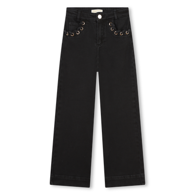 Wijde spijkerbroek met oogjes MICHAEL KORS GIRL