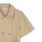 Twill jurk met korte mouwen MICHAEL KORS 
                    GIRL