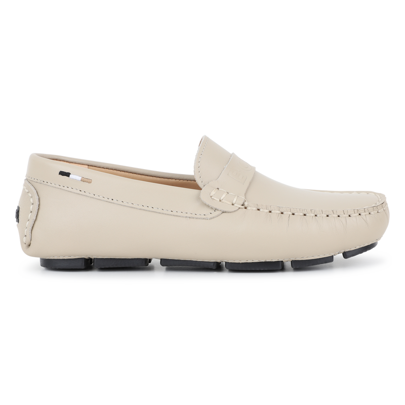Lederen mocassins BOSS 
                        BOY
