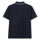 Katoenen polo met rechte snit BOSS 
                    BOY