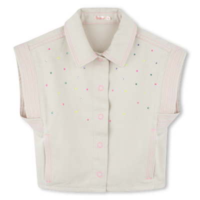 Katoenen vest met korte mouwen BILLIEBLUSH GIRL