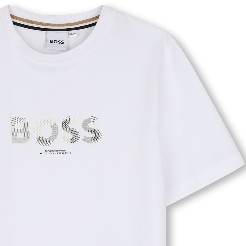 T-shirt met korte mouwen BOSS 
                        BOY
