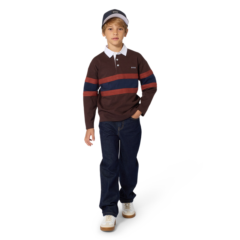 Polo met lange mouwen BOSS 
                        BOY