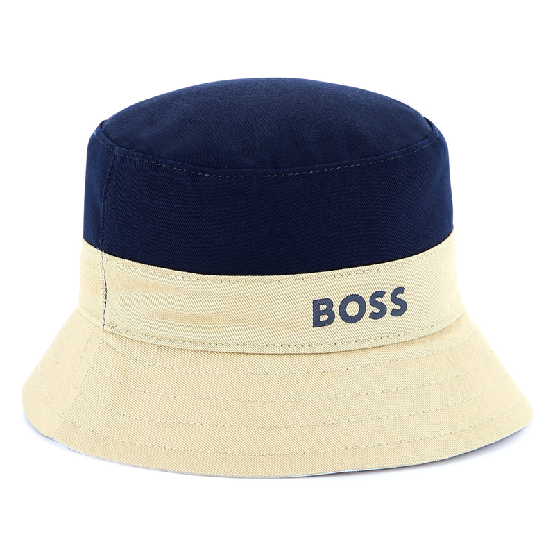 Omkeerbare katoenen bob BOSS 
                        BOY