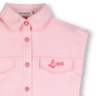 Bi-materiaal jurk BILLIEBLUSH 
                    GIRL