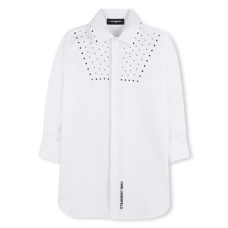 HEMDJURK MET LANGE MOUWEN KARL LAGERFELD KIDS 
                        GIRL