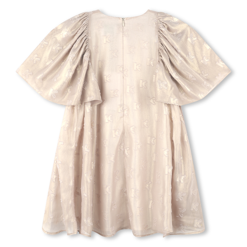 Jurk van lam&eacute;-jacquard KENZO KIDS 
                        GIRL