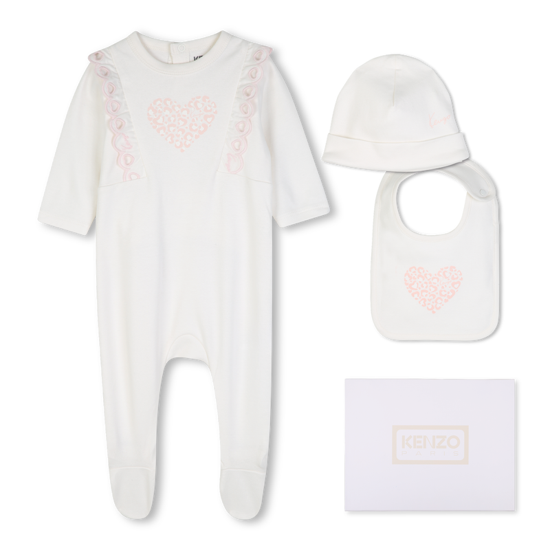 Pyjama set, muts en slabbetje KENZO KIDS 
                        MEISJE