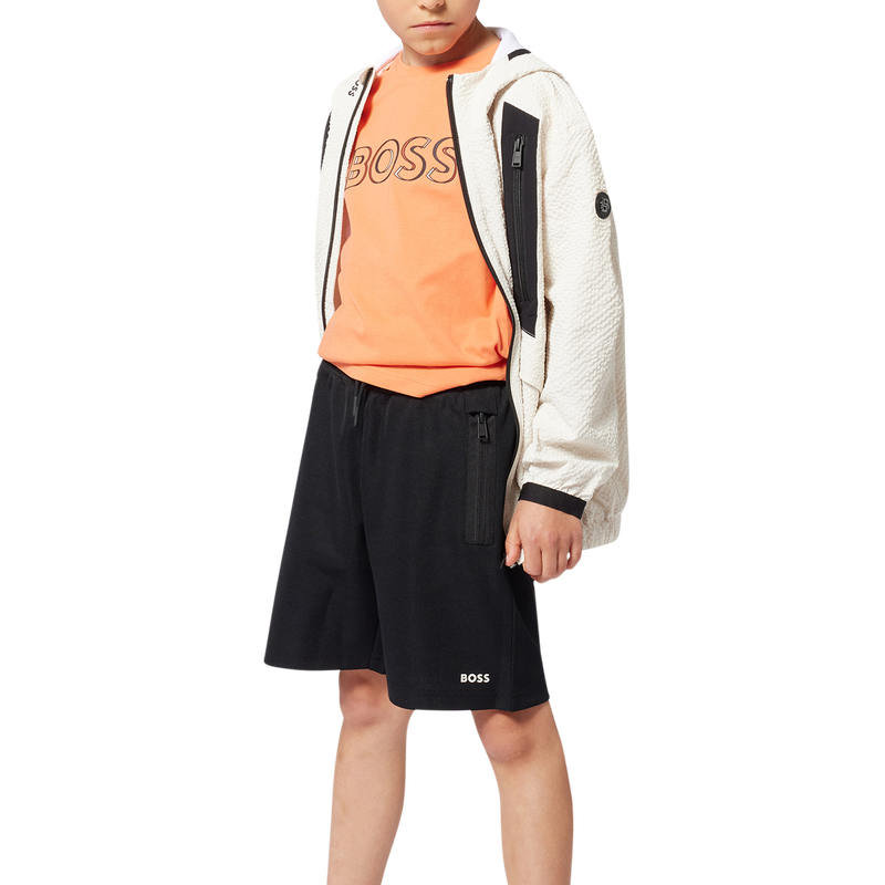 Joggingbermuda met logo BOSS 
                        JONGEN