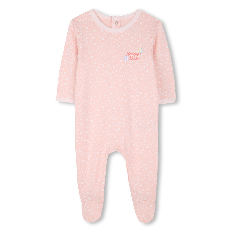 Katoenen pyjama met drukknopen KENZO KIDS 
                        GIRL