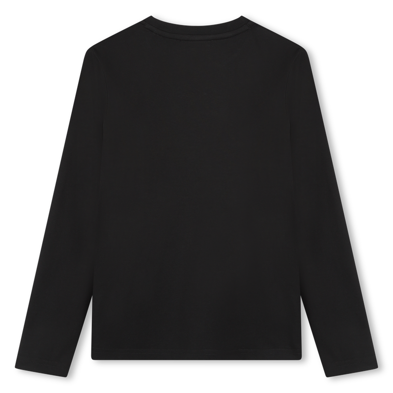 Katoenen T-shirt lange mouwen DKNY 
                        BOY