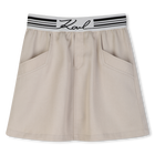 Elastische taille rok KARL LAGERFELD KIDS 
                    GIRL