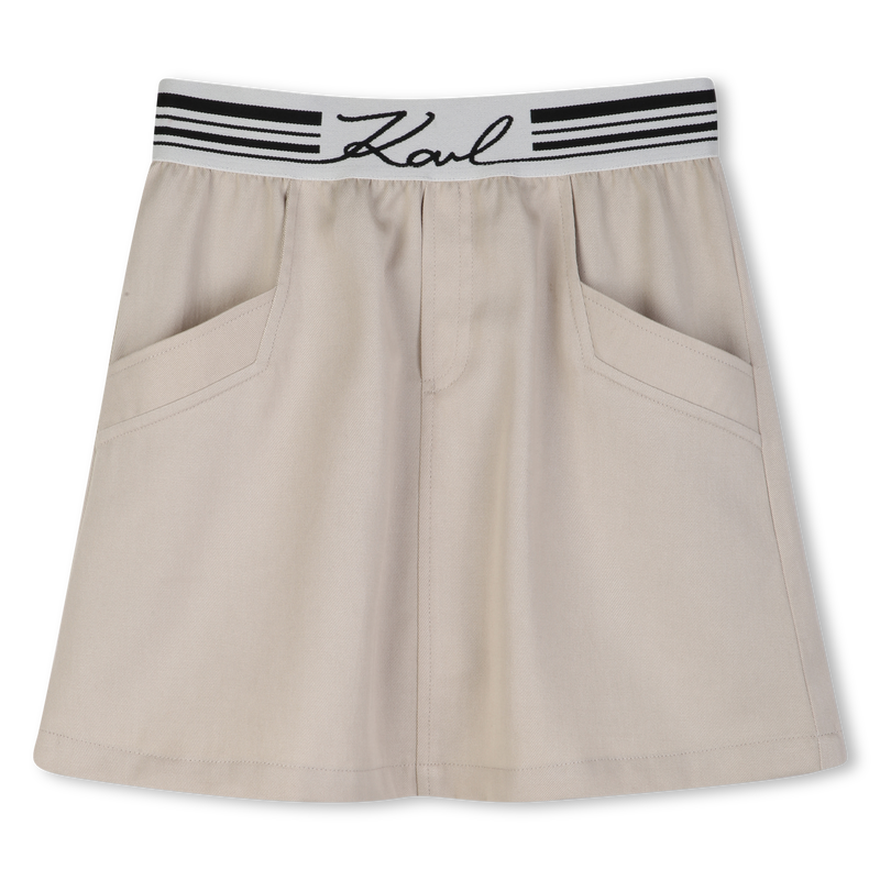 ELASTISCHE TAILLE ROK KARL LAGERFELD KIDS 
                        GIRL