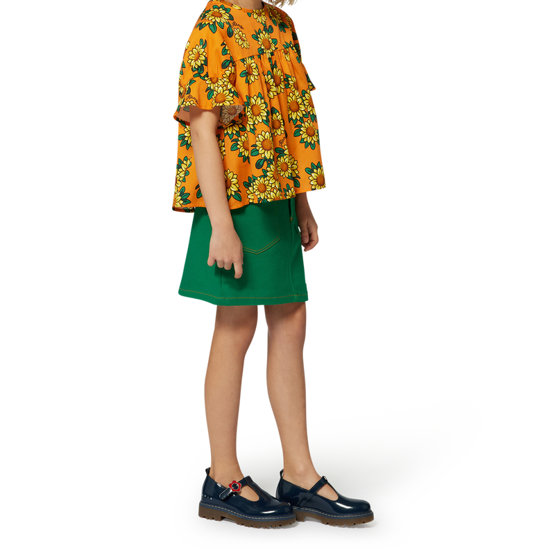 Trapeziumjurk met zakken KENZO KIDS 
                        MEISJE