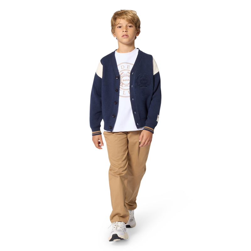Gebreide cardigan BOSS 
                        BOY