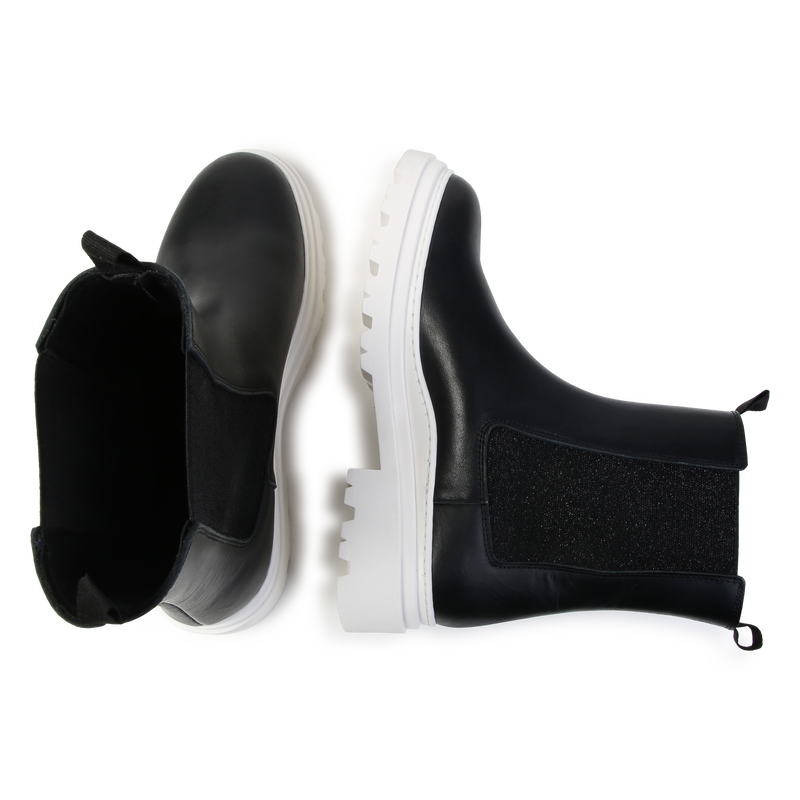 Lederen laarzen KARL LAGERFELD KIDS 
                        GIRL