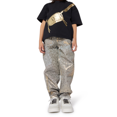 Aanpasbare denim broek MARC JACOBS GIRL
