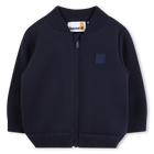Vest met rits en contrasterende mouwen TIMBERLAND 
                    BOY