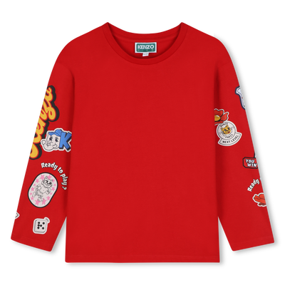 T-shirt met lange mouwen KENZO KIDS GIRL