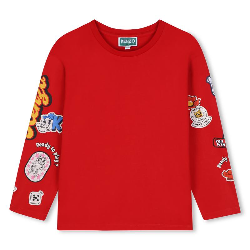 T-shirt met lange mouwen KENZO KIDS 
                        GIRL
