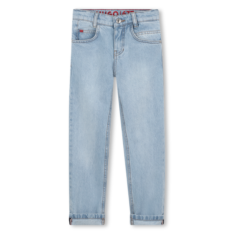 Katoenen 5 pocket jeans HUGO 
                        BOY