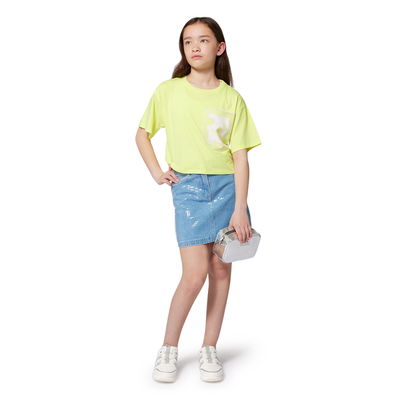 Handtas van gecoate stof DKNY 
                        GIRL