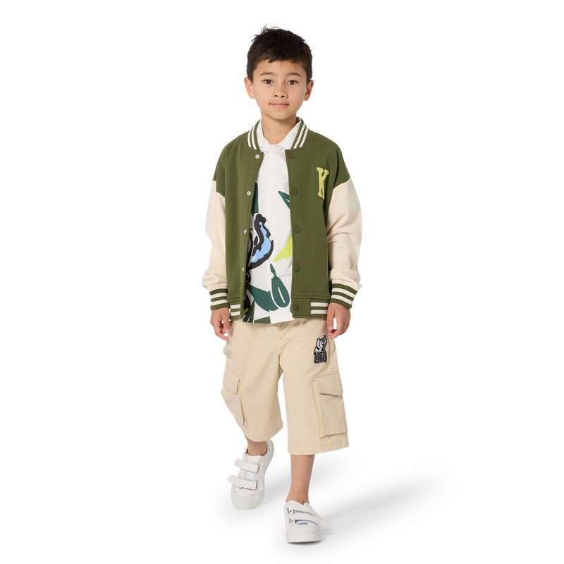 BERMUDA MET OPGESTIKTE ZAKKEN KENZO KIDS 
                        BOY