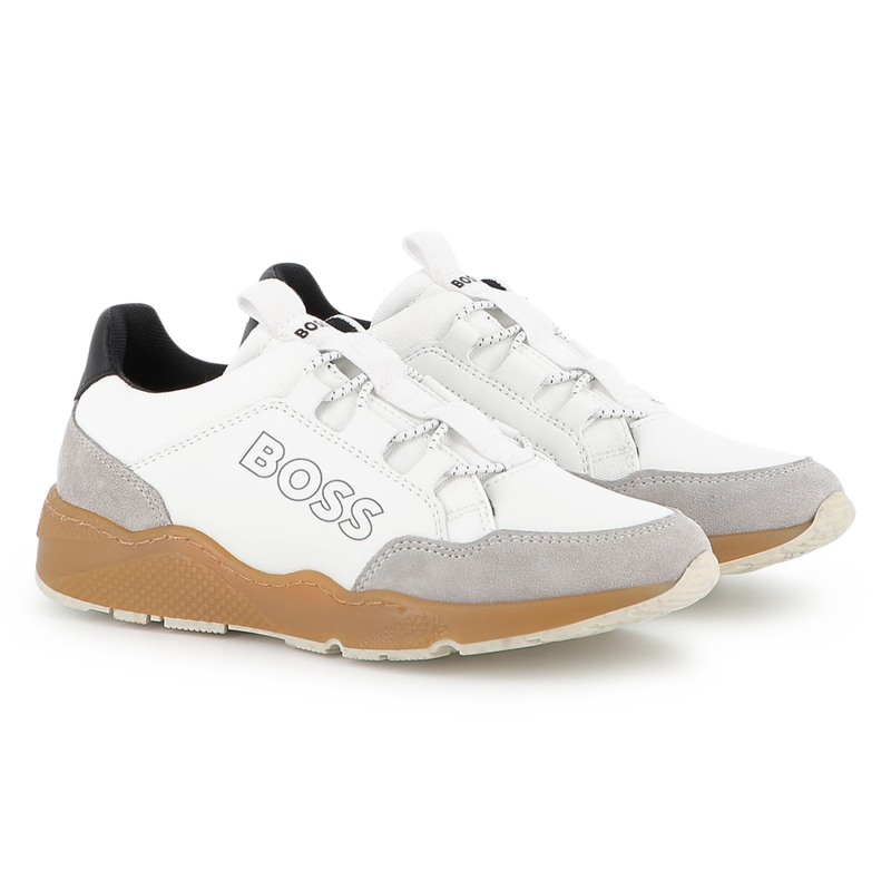 Sneakers van imitatie en canvas BOSS 
                        BOY