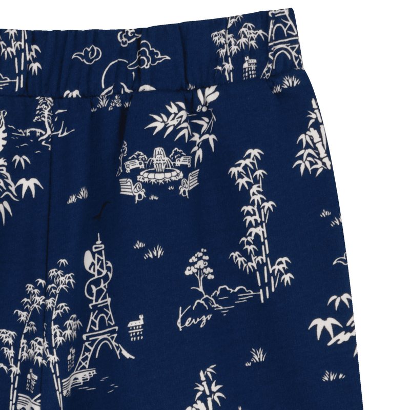 FLEECE BERMUDA SHORTS KENZO KIDS 
                        BOY