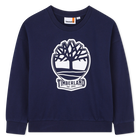 Sweatshirt met logoprint, MIDDELEEUWS BLAUW, hi-res