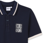 Polo met etiketje op de borst BOSS 
                    BOY
