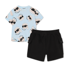 Set t-shirt en korte broek KARL LAGERFELD KIDS 
                    BOY
