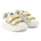 Leren sneakers met klittenband KARL LAGERFELD KIDS 
                    MEISJE