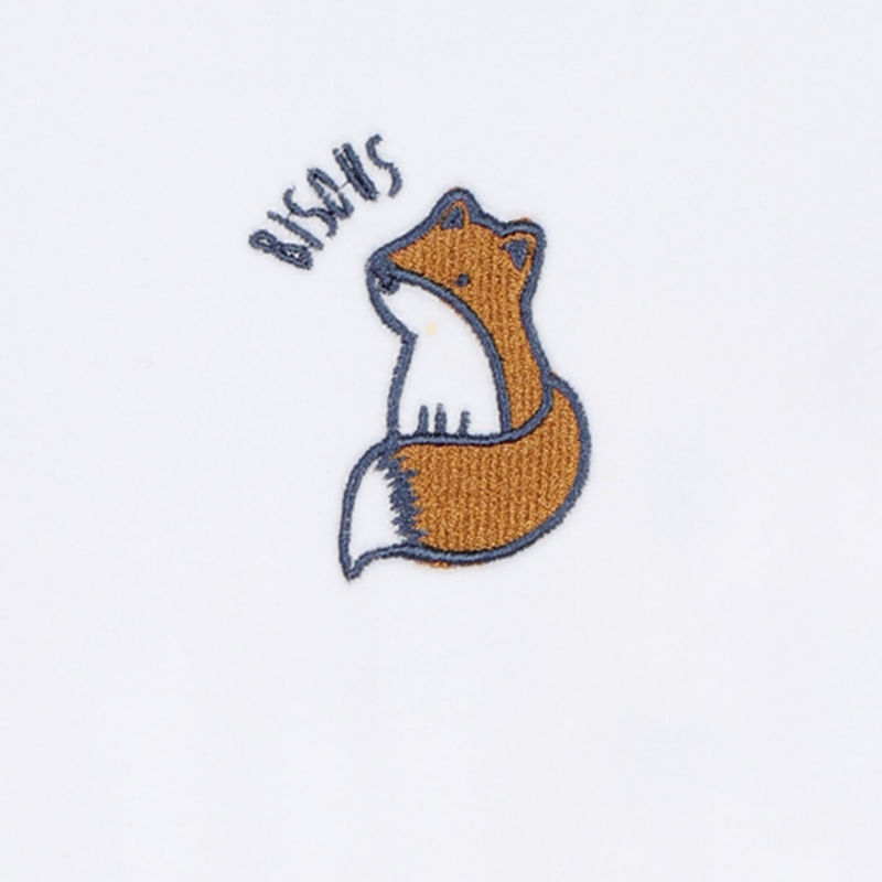 Pyjama van velours met vosje CARREMENT BEAU 
                        BOY