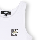 Mouwloze hemdjurk van katoen DKNY 
                    GIRL