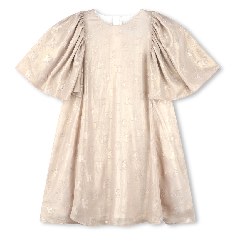 Jurk van lam&eacute;-jacquard KENZO KIDS 
                        GIRL