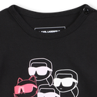 T-shirt met lange mouwen KARL LAGERFELD KIDS 
                    GIRL