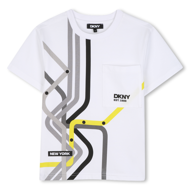 T-shirt met korte mouwen DKNY 
                        BOY