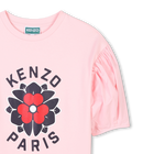 Rechte jurk met pofmouwen KENZO KIDS 
                    GIRL