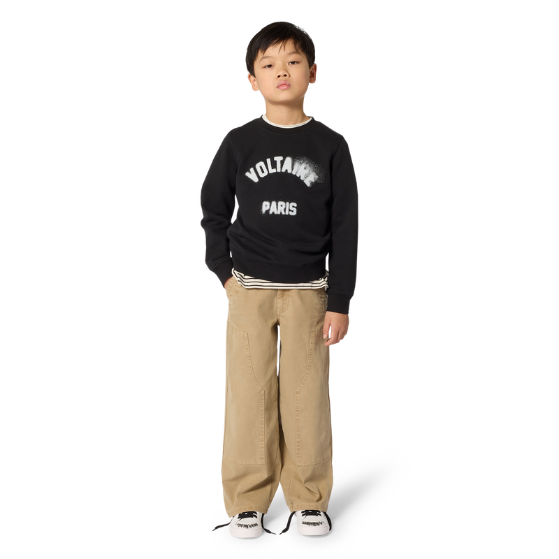 SWEATSHIRT MET RONDE HALS ZADIG & VOLTAIRE 
                        UNISEX