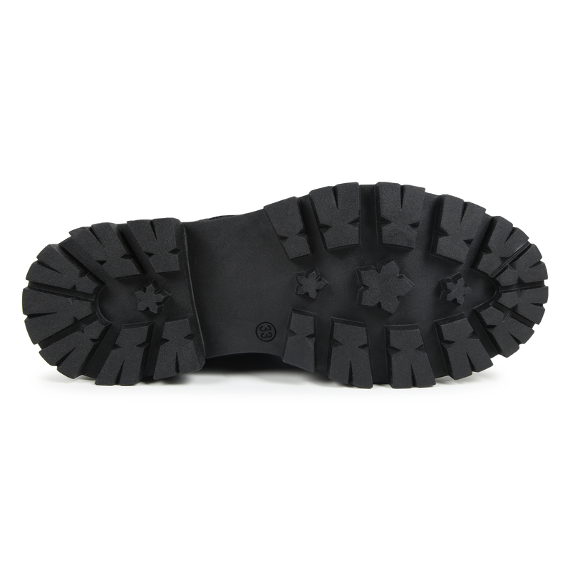 Leren enkellaarsjes met veters ZADIG & VOLTAIRE 
                        GIRL